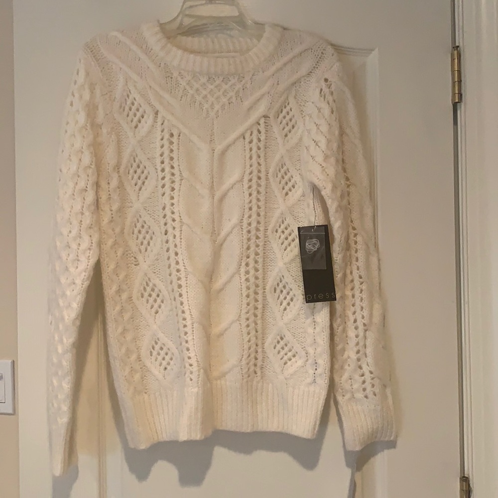 Brand new ivory sweater
